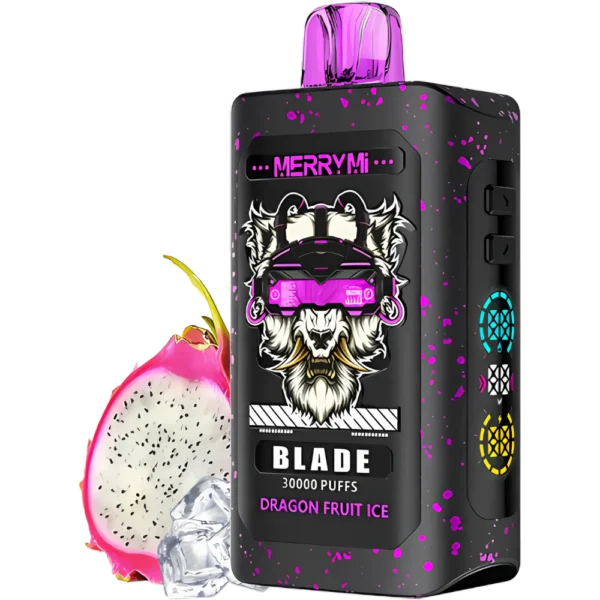 Jednorazowy e-papieros Blade 30K smak Dragon Fruit Ice (smoczy owoc z chłodzikiem).