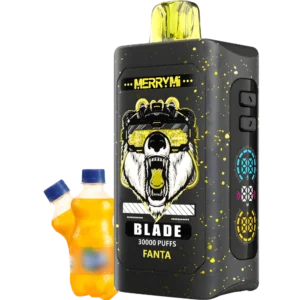 Jednorazowy e-papieros Blade 30K smak Fanta (pomarańczowy napój).