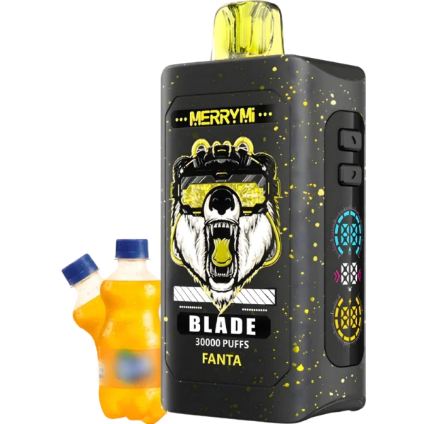 Jednorazowy e-papieros Blade 30K smak Fanta (pomarańczowy napój).
