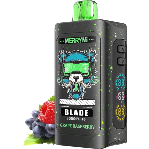 Jednorazowy e-papieros Blade 30K smak Grape Raspberry (winogrono z maliną).