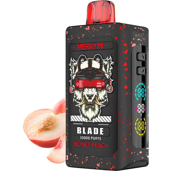 Jednorazowy e-papieros Blade 30K smak Honey Peach (miodowa brzoskwinia).