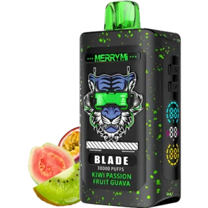 Jednorazowy e-papieros Blade 30K smak Kiwi Passion Fruit Guava (kiwi, marakuja, gujawa).