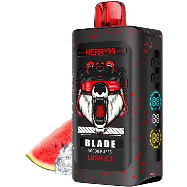 Jednorazowy e-papieros Blade 30K smak Lush Ice (mrożony arbuz).