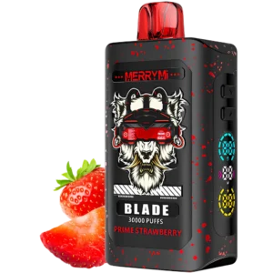 Jednorazowy e-papieros Blade 30K smak Prime Strawberry (dojrzała truskawka).