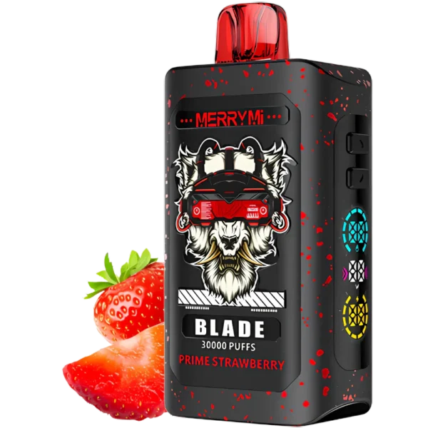 Jednorazowy e-papieros Blade 30K smak Prime Strawberry (dojrzała truskawka).