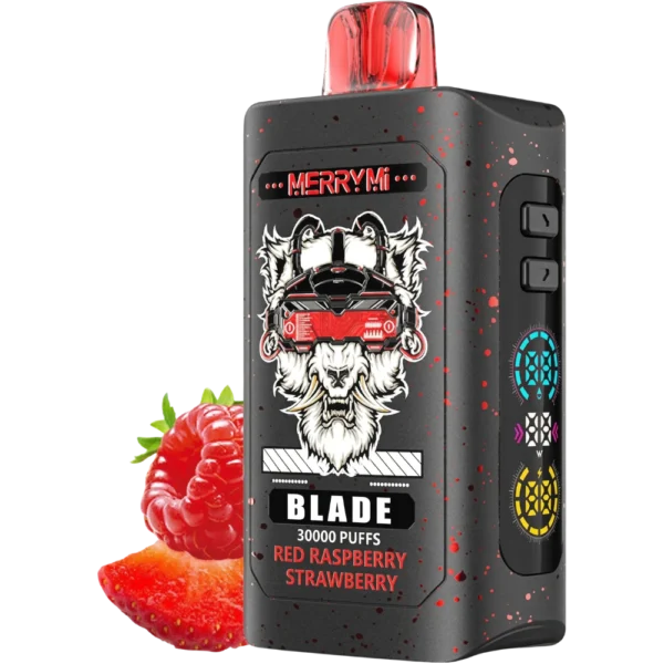Jednorazowy e-papieros Blade 30K smak Red Raspberry Strawberry (malina i truskawka).