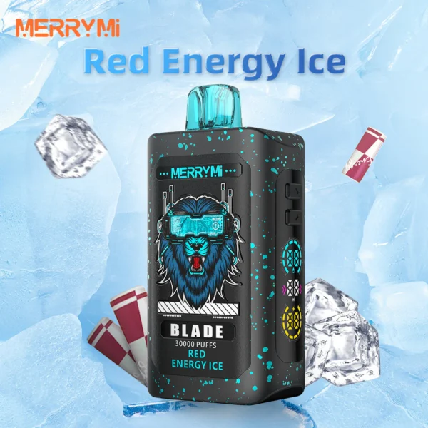 Jednorazowy e-papieros Blade 30K smak Red Energy Ice (mrożony energetyk).