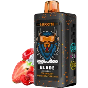 Jednorazowy e-papieros Blade 30K smak Strawberry Raspberry Cherry Ice.