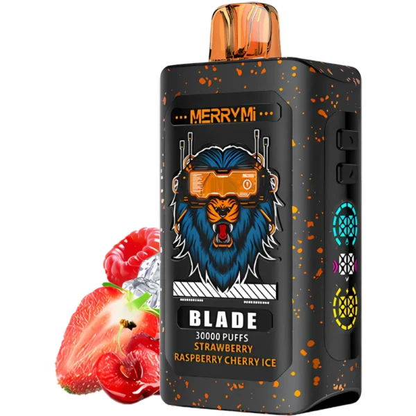 Jednorazowy e-papieros Blade 30K smak Strawberry Raspberry Cherry Ice.