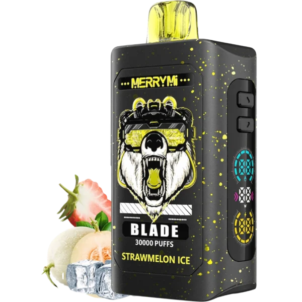 Jednorazowy e-papieros Blade 30K smak Strawmelon Ice (truskawka, arbuz, lód).