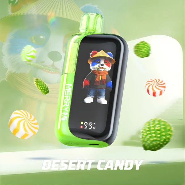 Jednorazowy e-papieros Panda-X 40K smak Desert Candy (słodkie cukierki).