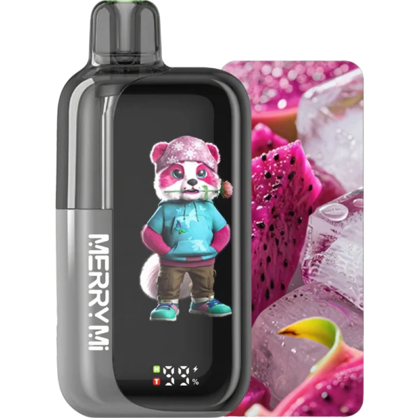 Jednorazowy e-papieros Panda-X 40K smak Dragonfruit Ice (smoczy owoc z chłodzikiem).