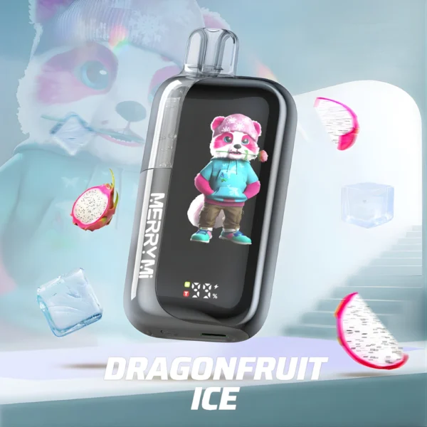Jednorazowy e-papieros Panda-X 40K smak Dragonfruit Ice (smoczy owoc z chłodzikiem).