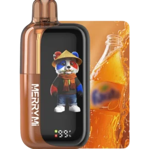 Jednorazowy e-papieros Panda-X 40K smak Fanta (pomarańczowy napój).