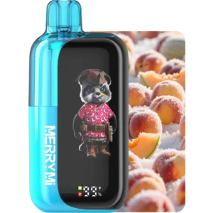 Jednorazowy e-papieros Panda-X 40K smak Iced Peach Melon (brzoskwinia, melon, lód).