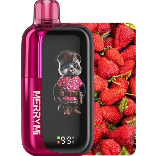 Jednorazowy e-papieros Panda-X 40K smak Prime Strawberry (dojrzała truskawka).