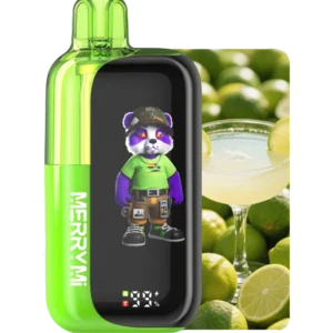 Jednorazowy e-papieros Panda-X 40K smak Sour Lemon Mojito (cytryna i mięta).