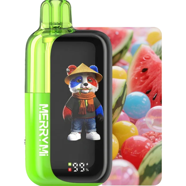Jednorazowy e-papieros Panda-X 40K smak Watermelon B-Pop (arbuzowy cukierek).