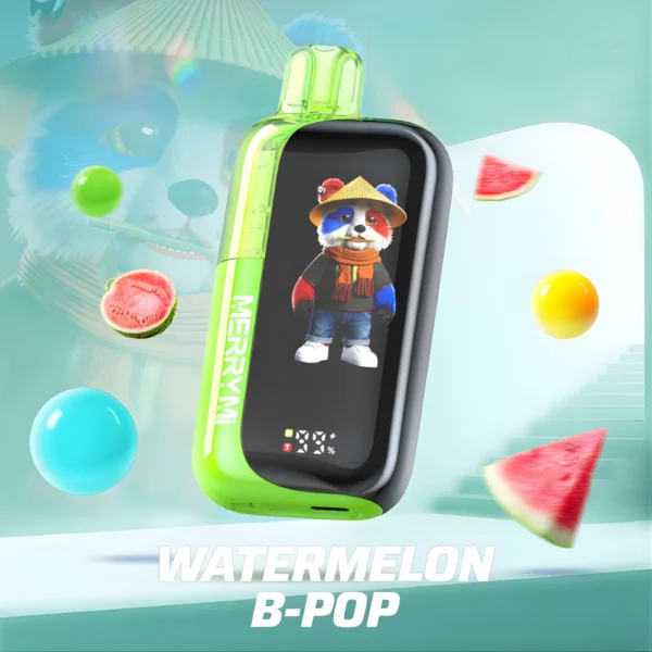 Jednorazowy e-papieros Panda-X 40K smak Watermelon B-Pop (arbuzowy cukierek).