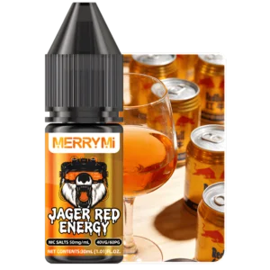 E-liquid Jager Red Energy 30ml 5%. Płyn do e-papierosa o smaku napoju energetycznego z ziołowymi nutami.