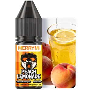E-liquid Peach Lemonade 30ml 5% nikotyny. Płyn do e-papierosa o smaku słodkiej lemoniady brzoskwiniowej.